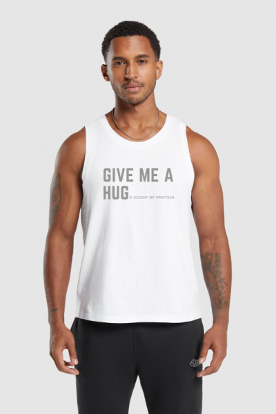 Scoop of Protein Tasarımlı Erkek Beyaz Sporcu Atlet