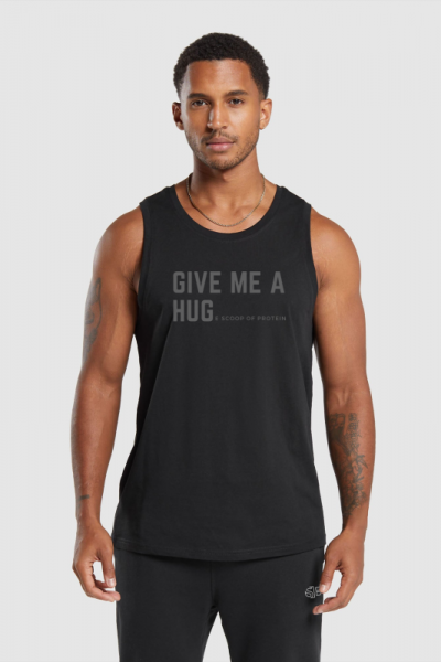 Scoop of Protein Tasarımlı Erkek Siyah Sporcu Atlet