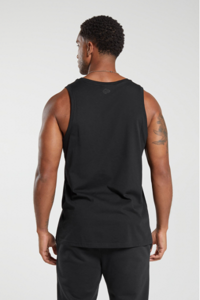 Men's Black Tank Top Featuring The Scoop of Protein