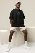 Oversized Men's Black T-Shirt Featuring The Paradise
